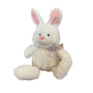 Nat & Jules Demdaco Hopsie Bunny Rabbit Plush Easter  Stuff Animal 12” White